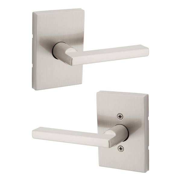 Kwikset Halifax Satin Nickel Steel Passage Lever 720HFL SQT 15 CP