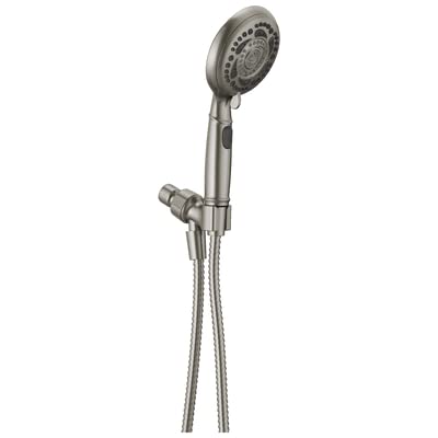 Delta 4.81 in. 7-Spray Handheld Shower Head in Spotshield Brushed Nickel