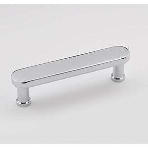Alno A717-4 Moderne 4 Inch Center to Center Handle Cabinet Pull, Polished Chrome