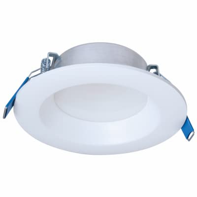 Cooper Lighting LT4069FS351EWHDMR Halo LED Direct Mount Module Baffle Light Trim Kit, White, 4 in. Round - Quantity 4