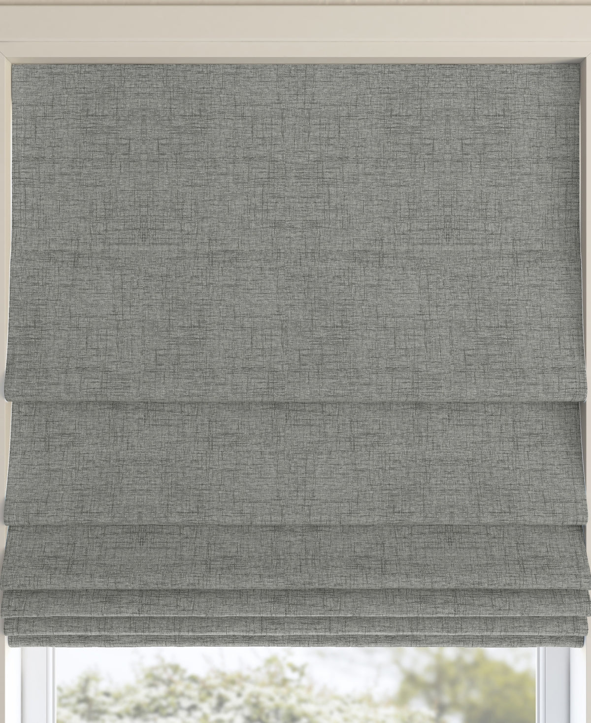 Sun Zero Somerton Textured 100% Blackout Cordless Roman Shade, 64" x 27"