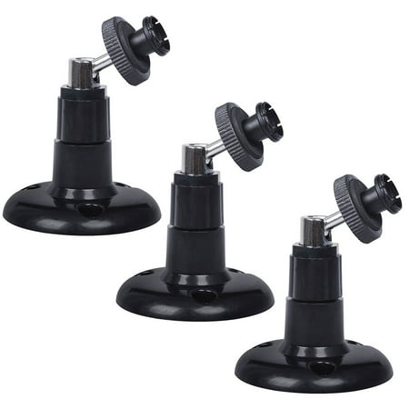 Htovila Mount Bracket for Blink XT Camera Camera System Weatherproof 360 Degree Protective Adjustable Mount for Tree Roof Wall Ceiling(3 Packs Black)