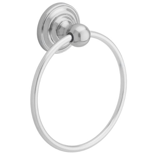 DELTA FAUCET 138272 Greenwich, Bath Hardware Accessory, Towel Ring, Polished Chrome