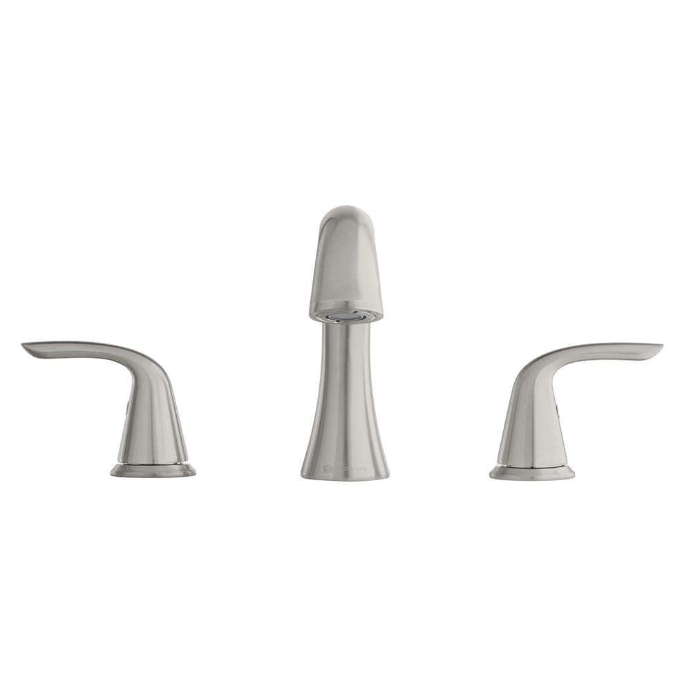 Glacier Bay FW6AC027BNV Irena 8 in. Widespread 2-Handle Bathroom Faucet in Brushed Nickel