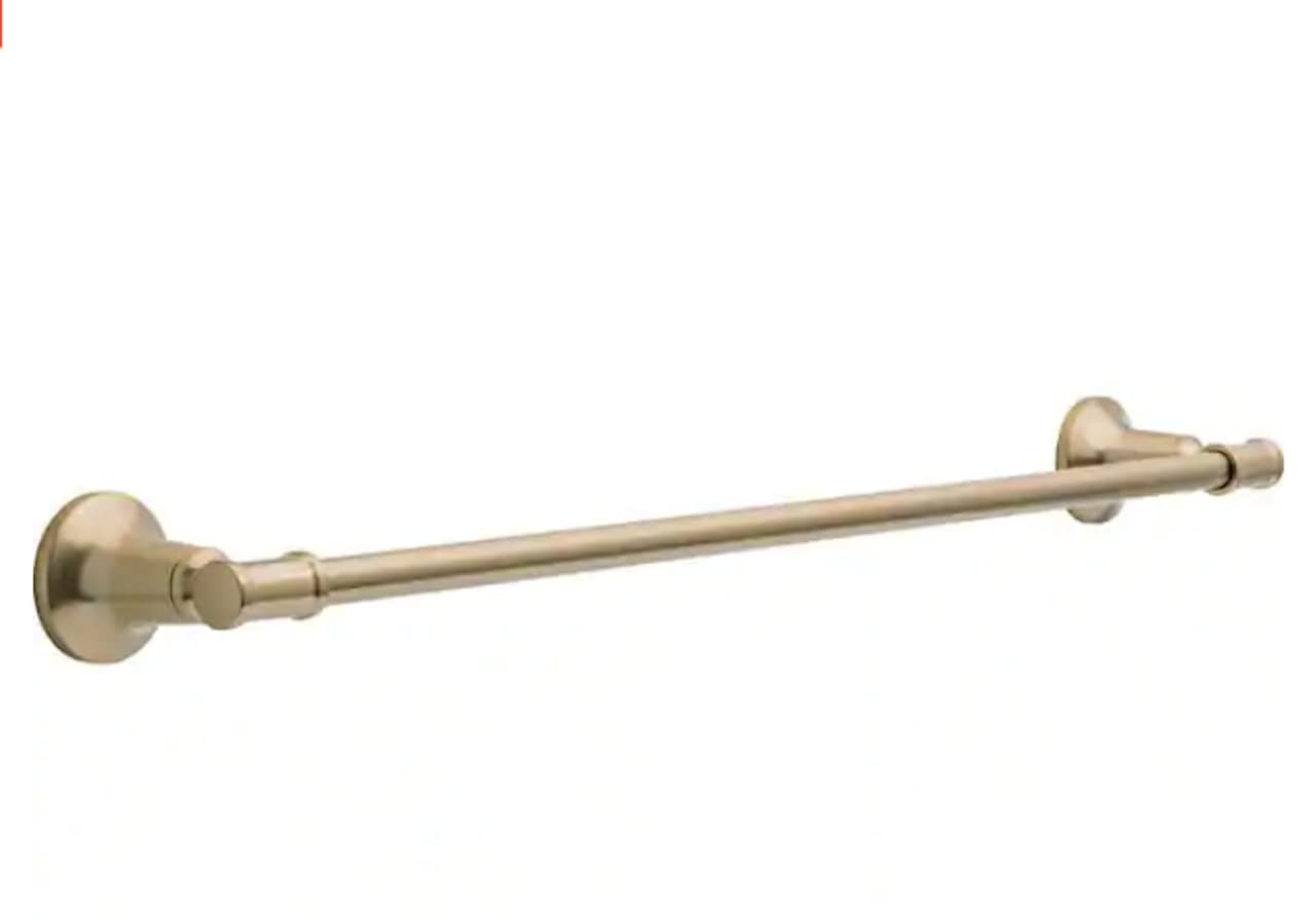 Delta Chamberlain 24 in. Wall Mount Towel Bar in Champagne Bronze