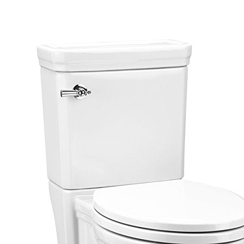 DXV D24005A101 Fitzgerald 1.28 GPF Toilet Tank, Canvas White