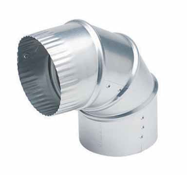 Lambro 3" ALU ADJ Duct Elbow