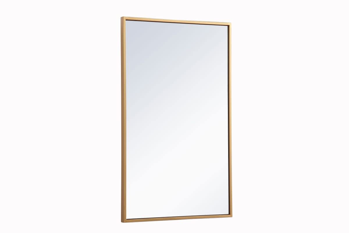 Elegant Decor Metal Mirror Medicine Cabinet 17 inch x 28 inch in Silver