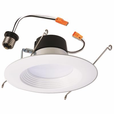 Cooper Lighting LT56079FS1EWHR Halo LED Retrofit Module Battle Light Trim, 5 or 6 in. - Quantity 4