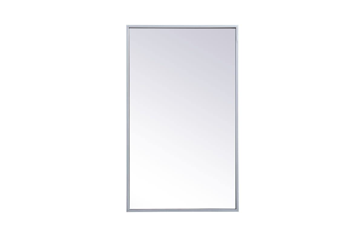 Elegant Decor Metal Mirror Medicine Cabinet 17 inch x 28 inch in Silver