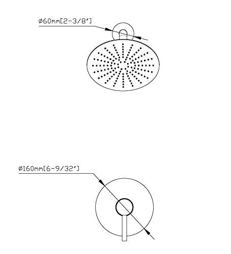 sumerain Black Shower Faucet, Matte Black Shower Fixtures Shower Mixer, Rough-in Valve Included