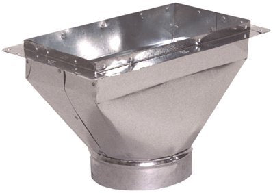 RISOEL 10 in. x 4 in. to 6 in. Register Box with Flange c