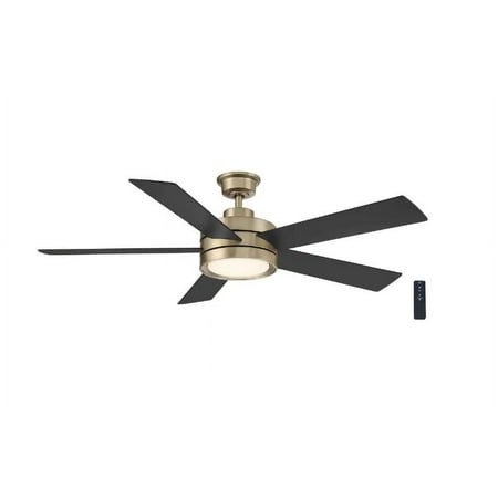 Home Decorators Baxtan 56 LED Indoor Champagne Bronze Gold Ceiling Fan w/Remote