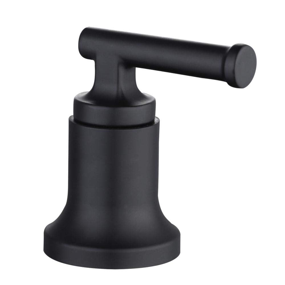 Oswell 8 in. Widespread 2-Handle High-Arc Bathroom Faucet in Matte Black