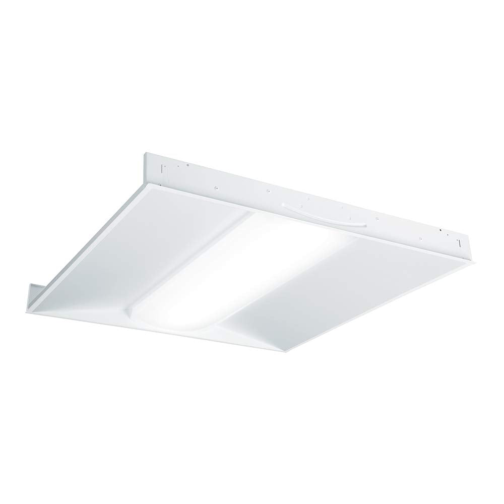 Metalux LRL22324U x 2 ft. White Integrated Architectural 3200 Lumens, 4000K, Dimmable LED Troffer