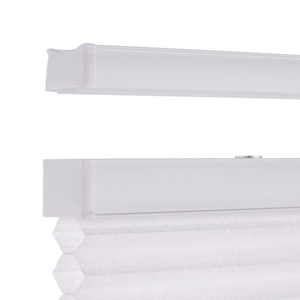 Cut-to-Width Snow Drift 9/16 in.Top-Down Bottom-Up Cordless Cellular Shade - 23 in. W x 72 in. L
