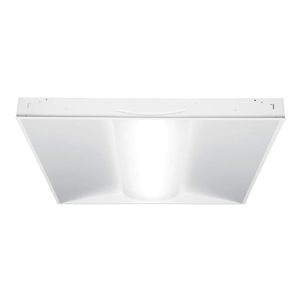 Metalux LRL22324U x 2 ft. White Integrated Architectural 3200 Lumens, 4000K, Dimmable LED Troffer