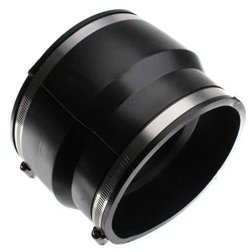 6" x 6" Flexible Coupling (Clay to Cast Iron or PVC)