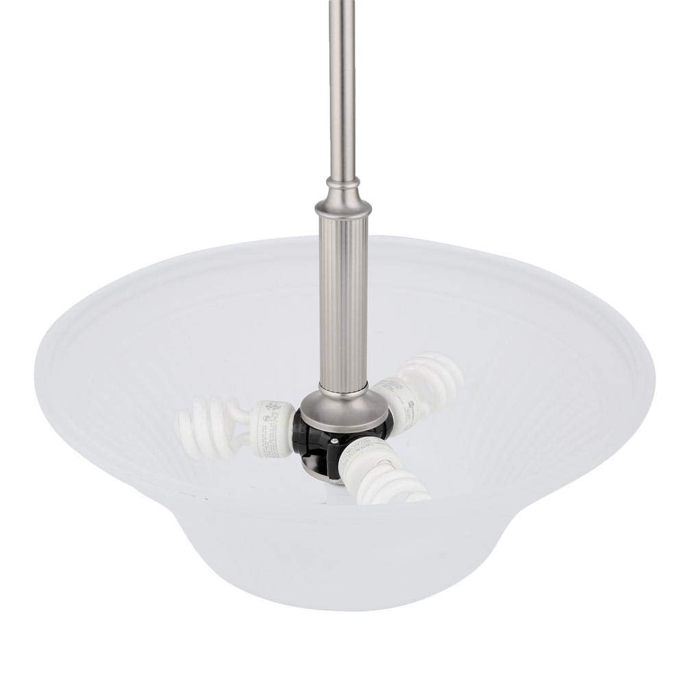 Commerical Electric3-Light Brushed Nickel Pendant