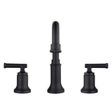 Oswell 8 in. Widespread 2-Handle High-Arc Bathroom Faucet in Matte Black