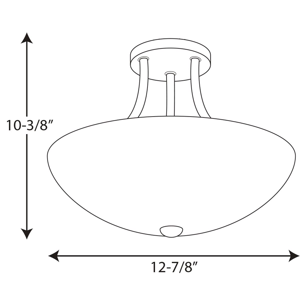 Progress Lighting P3748-09 Lighting Accessory, Brushed Nickel