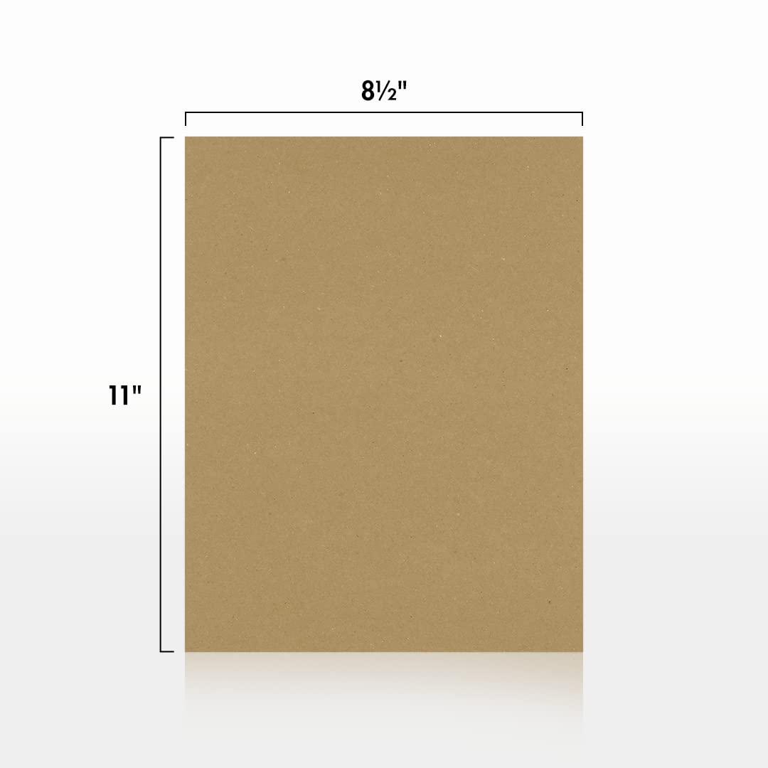 LUXPaper 8.5" x 11" Paper | Letter Size | Grocery Bag Brown | 70lb. Text | 500 Qty