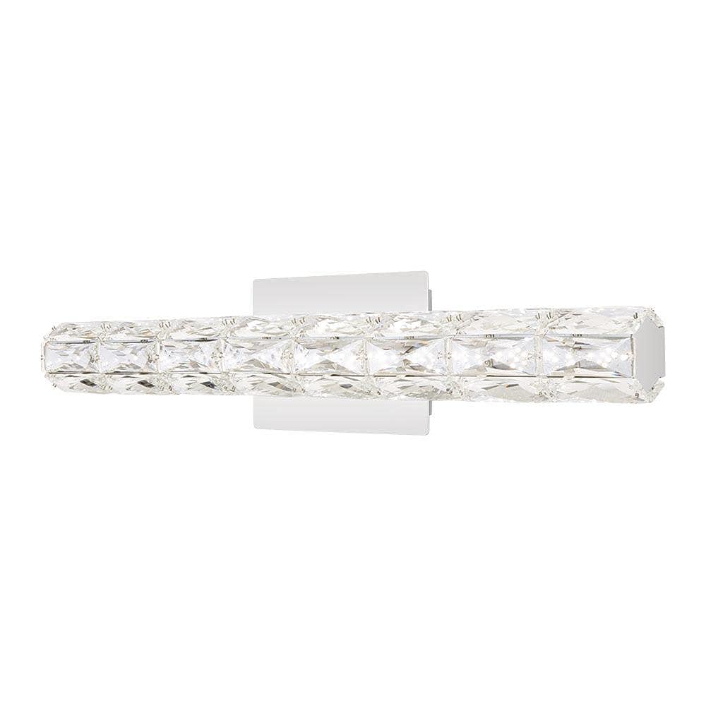 Keighley 24 in. Chrome LED Crystal Vanity Light Bar