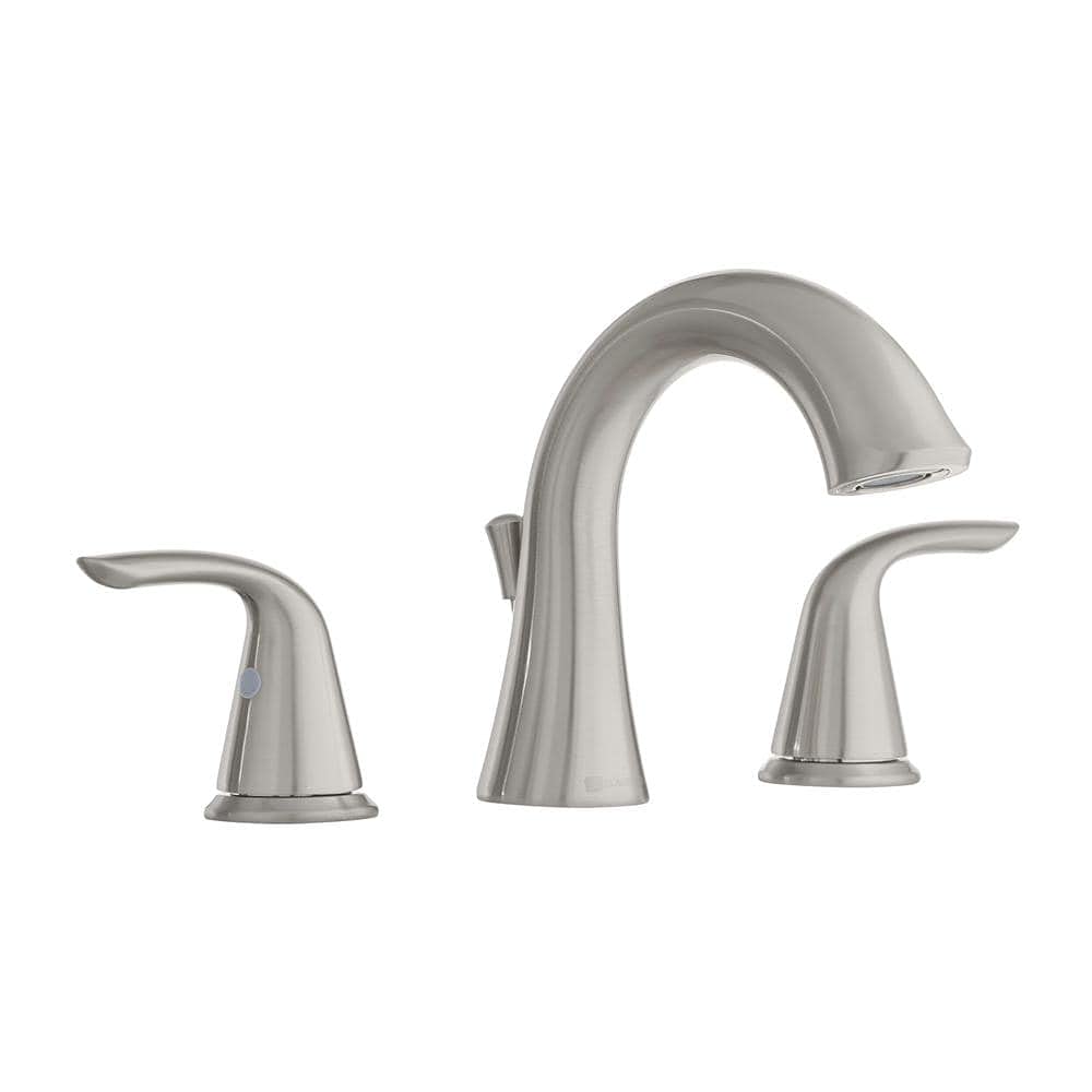 Glacier Bay FW6AC027BNV Irena 8 in. Widespread 2-Handle Bathroom Faucet in Brushed Nickel