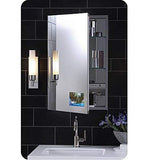 Robern MC2440D4FPL Bathroom-Hardware, Silver