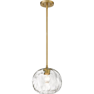 Z-Lite 490P10-OBR Chloe - 1 Light Pendant in Urban Style - 10 Inches Wide by 10 Inches High, Finish Color: Olde Brass