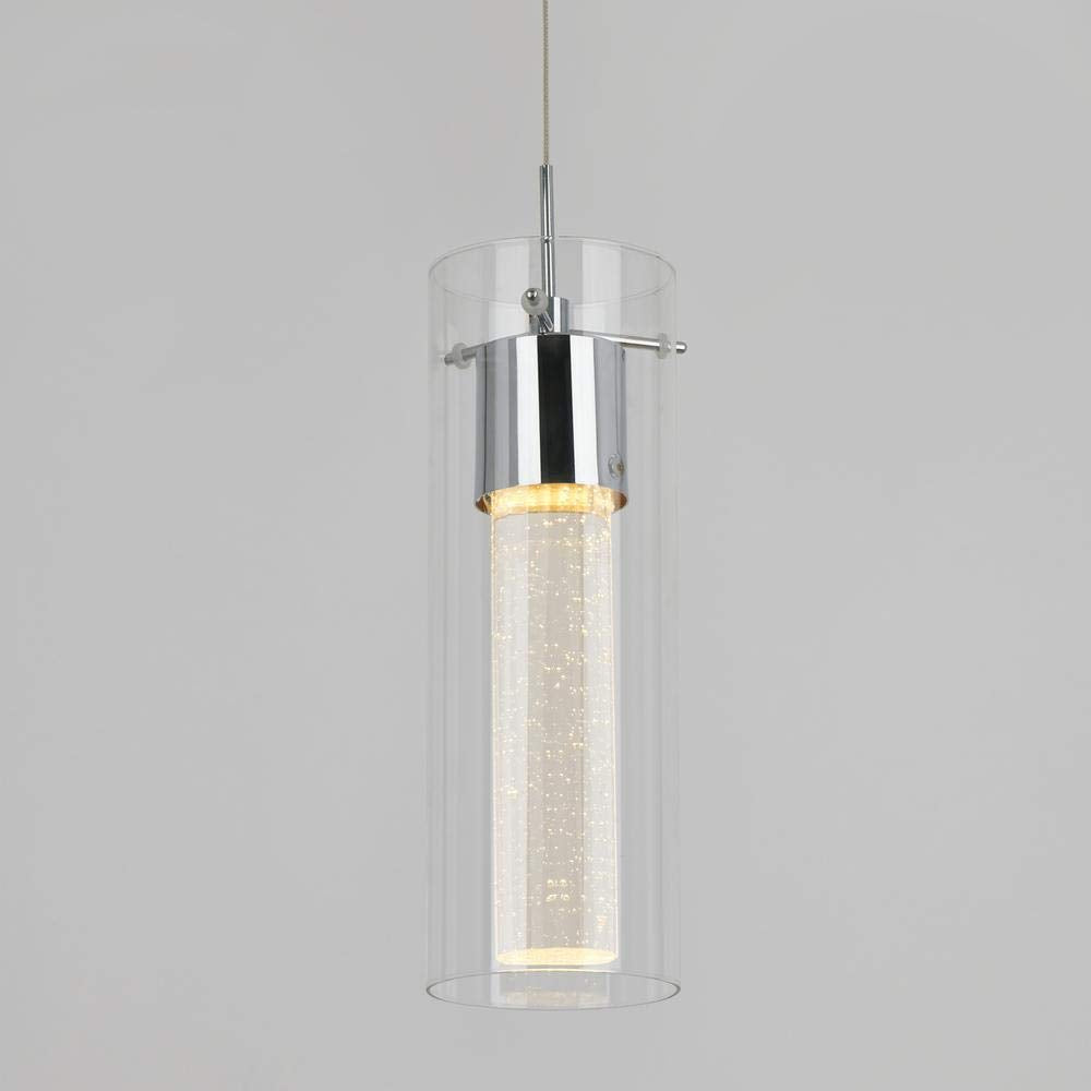 Artika Essence 7.5-Watt Chrome Integrated LED Pendant Light