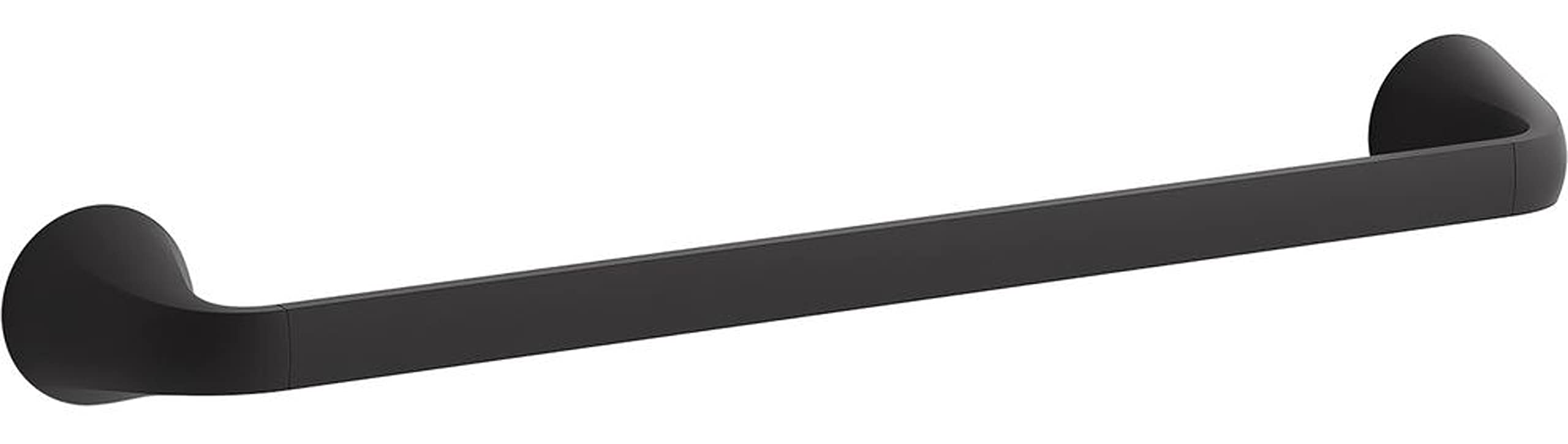 Cursiva 18 in. Towel Bar in Matte Black