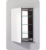 Robern PLM2430GLE Polished Edge, Classic Gray Interior, Electric ? Left Hinge PL Series 24" x 30" Flat Top Cabinet