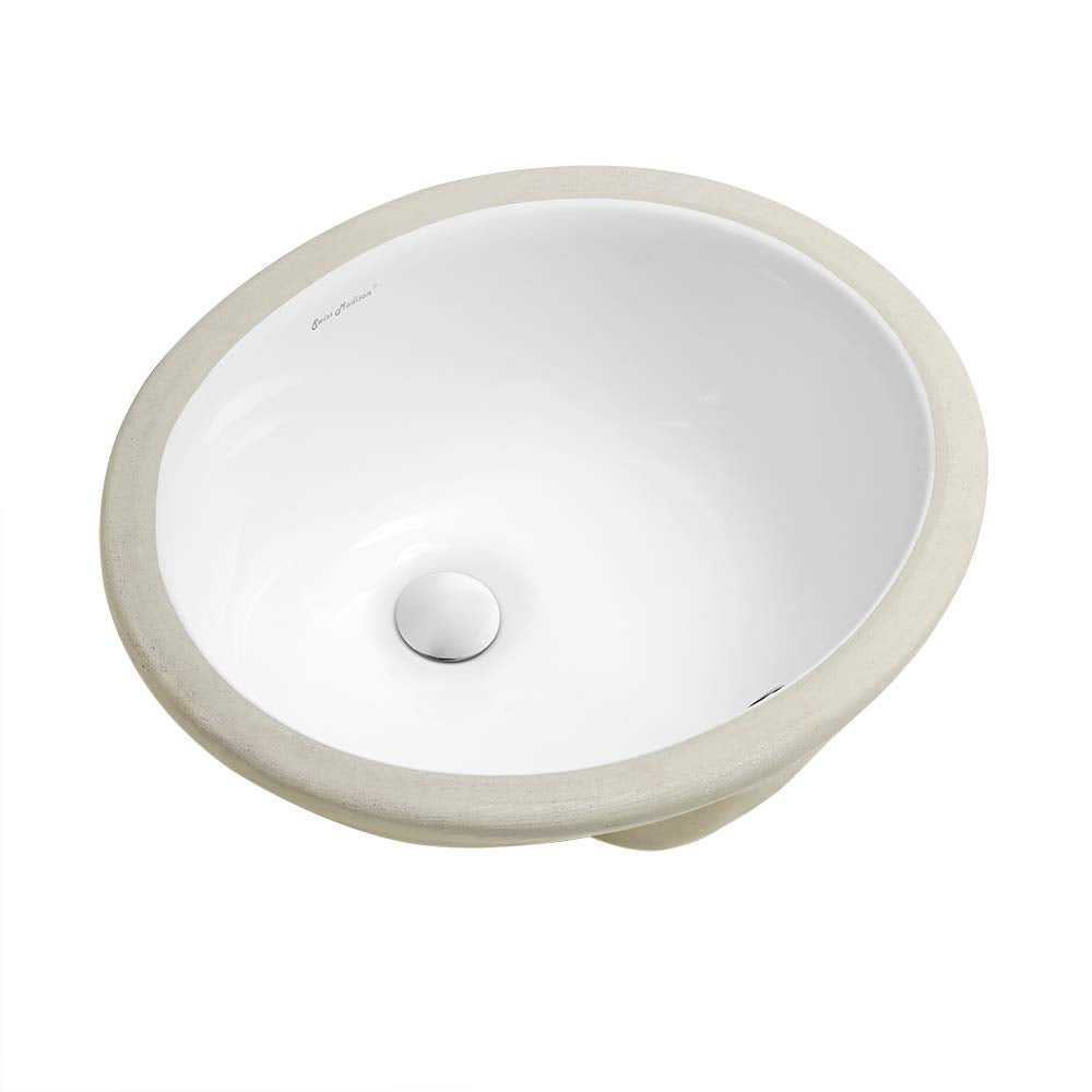 Swiss Madison Well Made Forever SM-UM629 Plaisir Undermount Sink, Glossy White