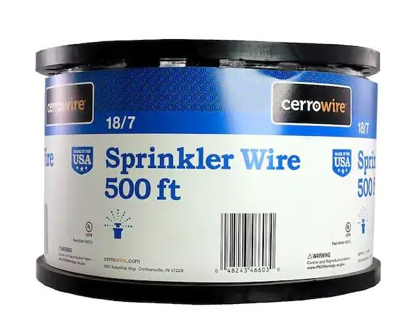 Cerrowire 500 ft. 18/7 Stranded Sprinkler Wire - Black