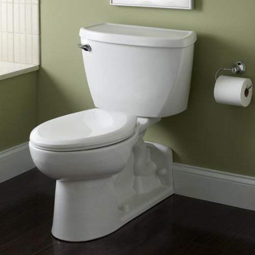 American Standard 4142.016.020 Yorkville Flushometer Toilet Tank Complete with Coupling Components, White (Tank Only)