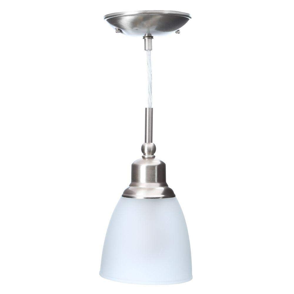 Commercial Electric 1-Light Brushed Nickel Mini-Pendant (3-Pack ) - Like New