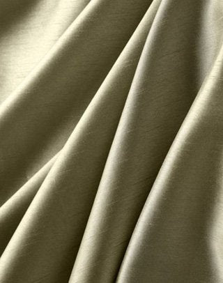 Curtainworks Marquee Faux Silk Pinch Pleat Curtain Panel, 30 by 144", Pewter,1Q800004PT