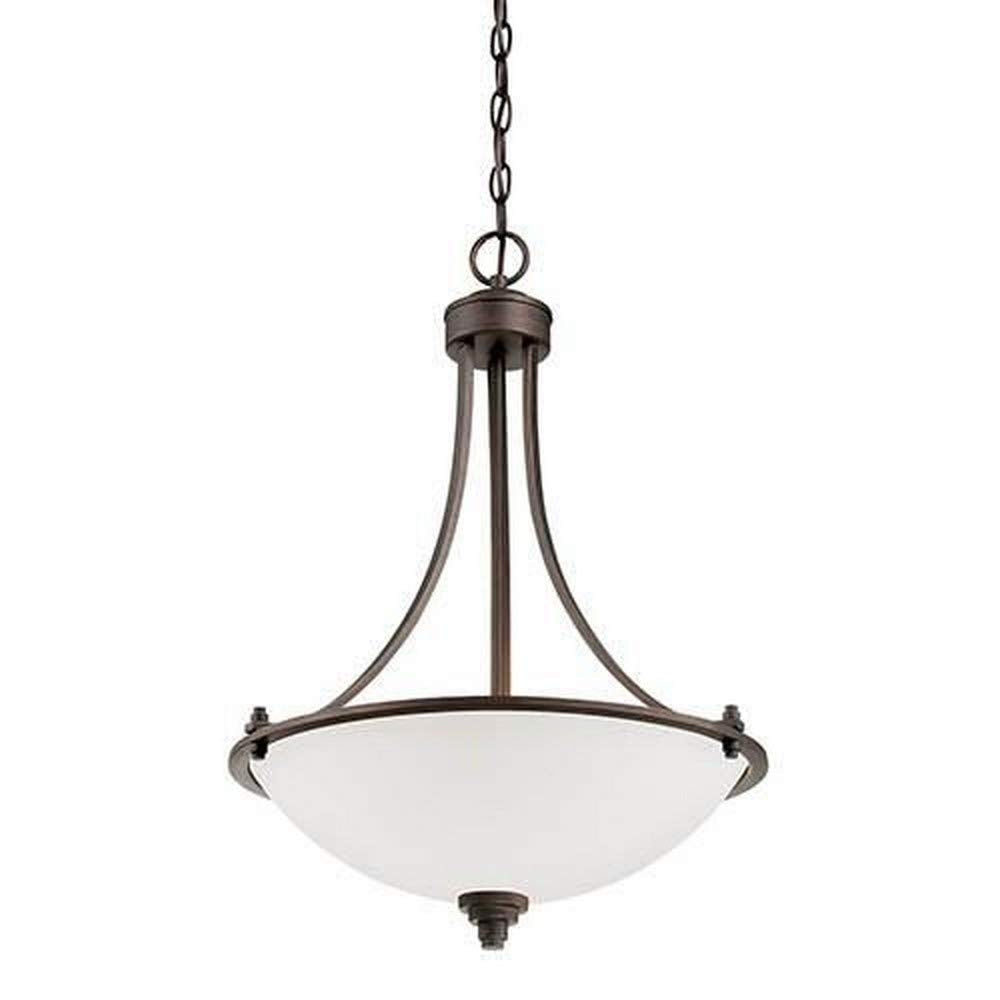 Millennium 7273-RBZ Three Light Pendant, Bronze/Dark