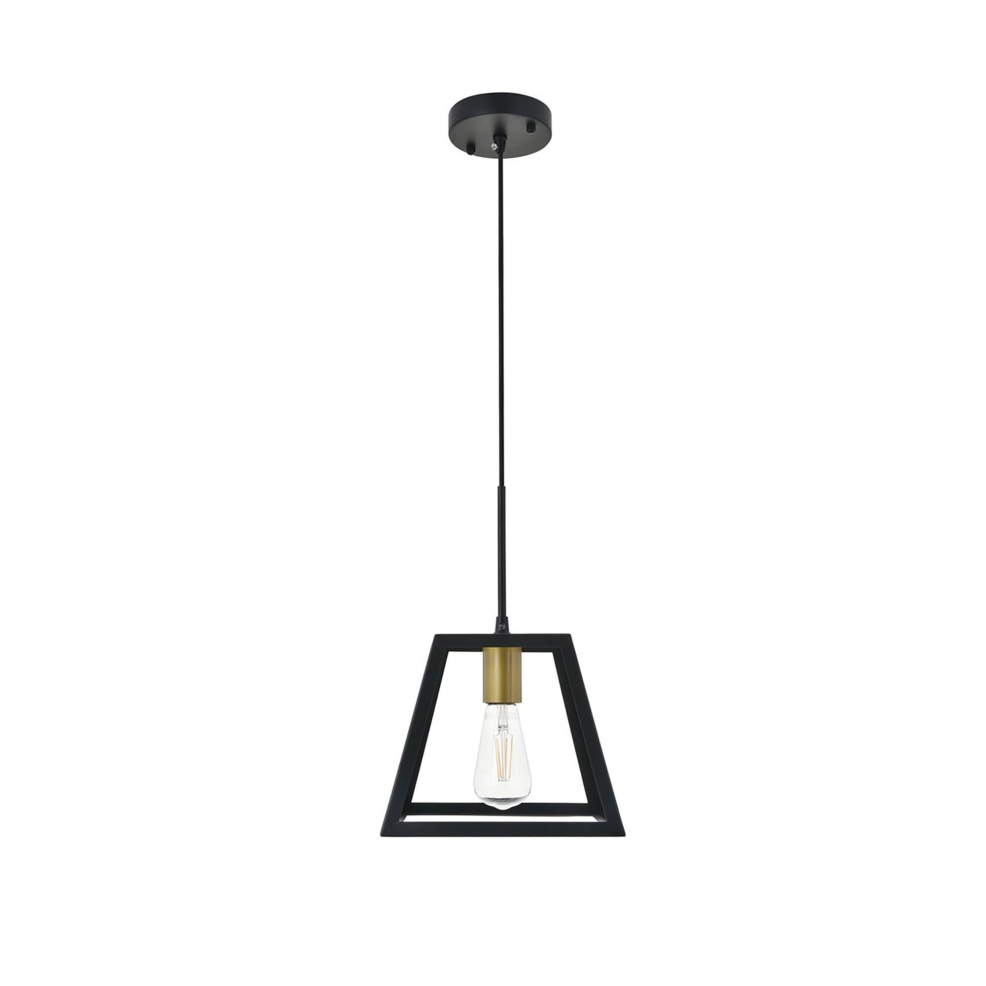 Elegant Lighting Living District Indoor Modern Home Decorative Bright Ceiling Resolute 1 Light Pendant - Like New
