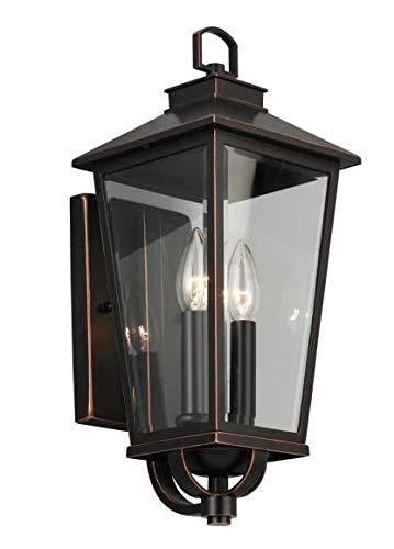 Williamsburg Gas Style 2-Light Outdoor Wall Mount Coach Light Sconce