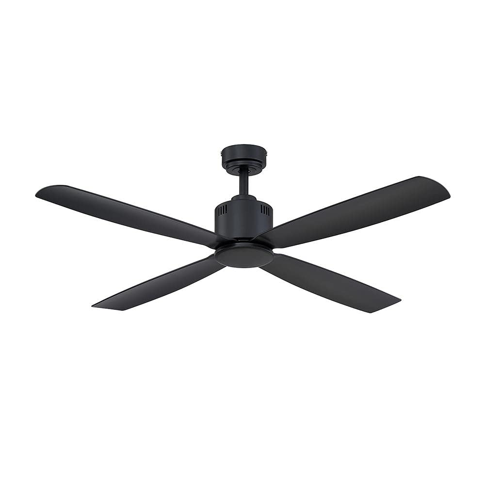 Kitteridge 52 in. Indoor Matte Black Ceiling Fan