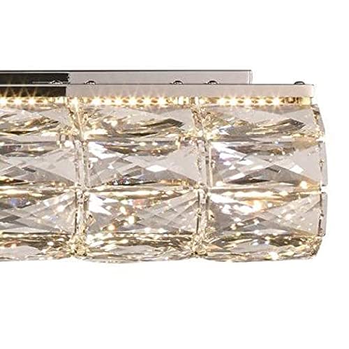 Keighley 24 in. Chrome LED Crystal Vanity Light Bar