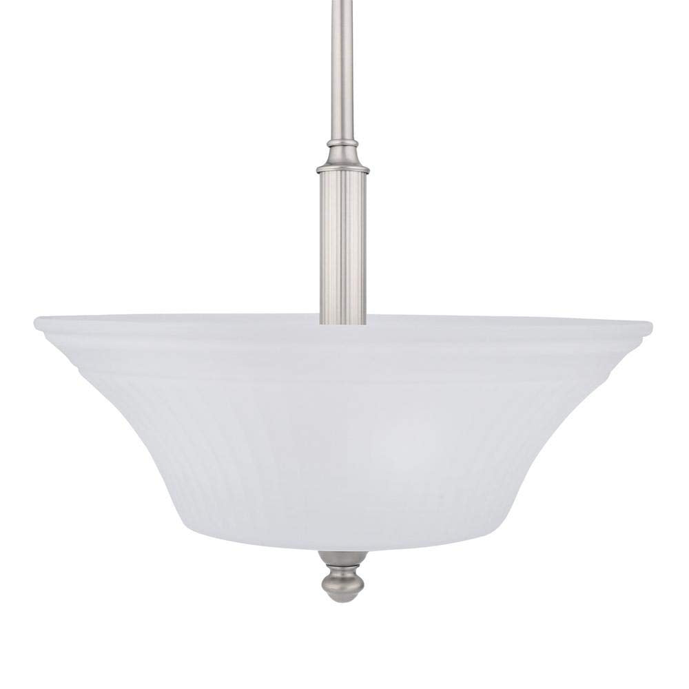 Commerical Electric3-Light Brushed Nickel Pendant