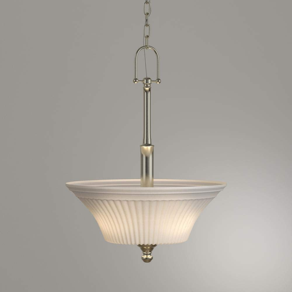 Commerical Electric3-Light Brushed Nickel Pendant