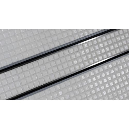 Infinity Drain STIF 6540 S-TIF 40" Drain Kit with Tile Insert Frame, Channel, St, Polished Stainless Steel