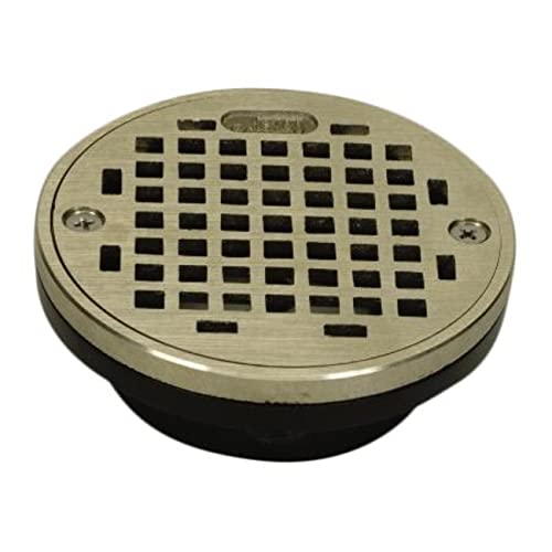 PROFLO PF42932 PROFLO PF42932 3"or 4" ABS Shower Drain with 5" Nickel Strainer