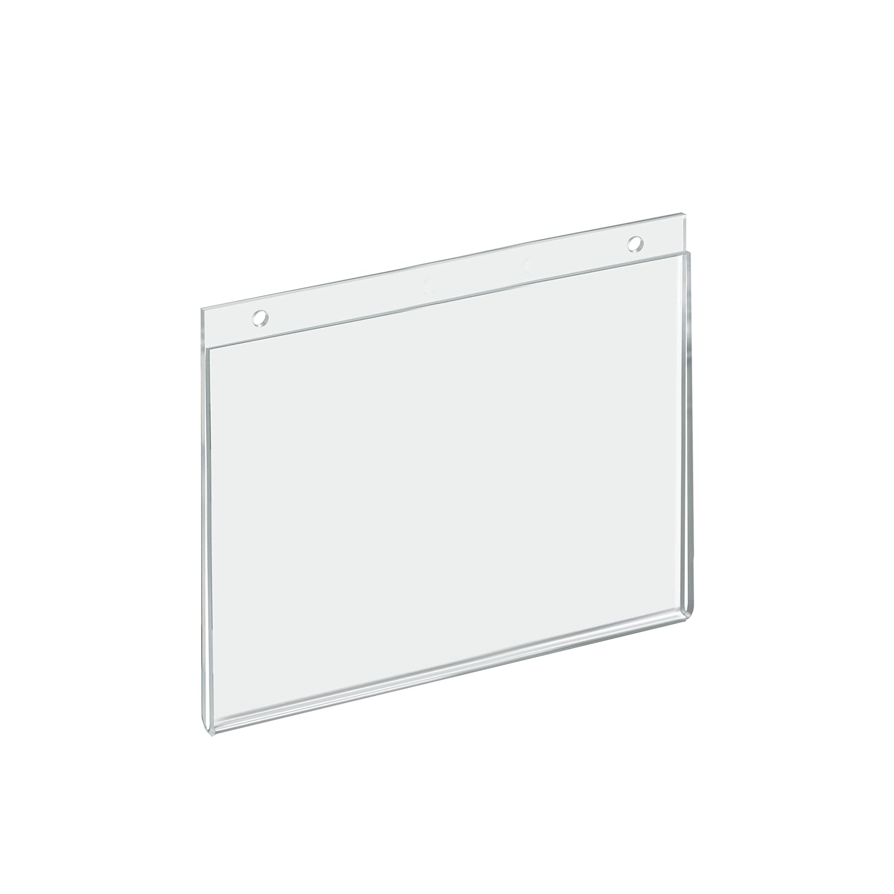 Azar Displays 162719 10-Inch Width by 8-Inch Height Wall U-Frame with Pre-Cut Hanging Holes, 10-Pack