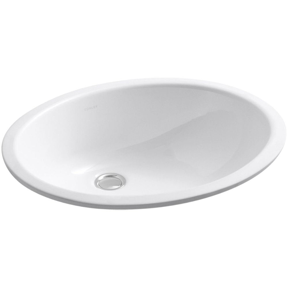 KOHLER K-2210-N-0 Caxton Bathroom Sink, White