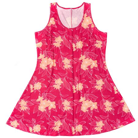 West Loop Women's Tank Dress Pink Floral - Large 1.0 ea